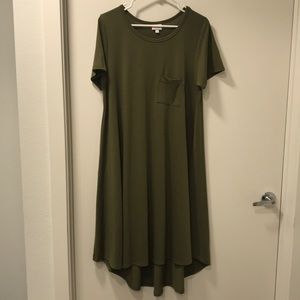 Army green dress